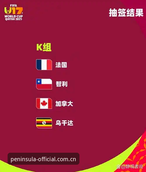 U17世界杯抽签结果出炉：中国男女足分组形势与观赛必备知识